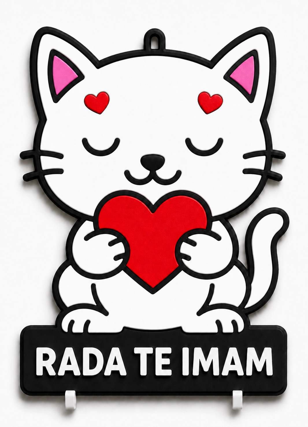Personalizirano darilo z napisom Rada te imam